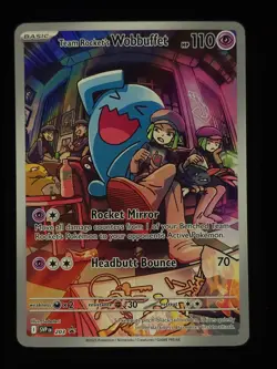 Rocket's Wobbuffet 203 Pokemon Scarlet & Violet Promo 🔥 - Image 1