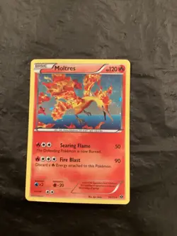 2012 Pokemon Next Destinies - #14/99 Moltres Cosmos Holo (Lightly Played) - Image 1