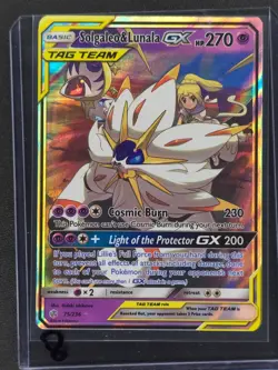 Solgaleo Lunala GX 75 Pokemon Cosmic Eclipse 2019 NM 🔥🔥🔥 - Image 3