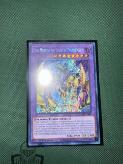Yugioh Dark Magician the Knight of Dragon Magic BLMR-EN001 Secret Rare 1st Ed NM - Image 1