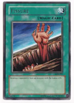 Fissure - LOB-057 Rare - YuGiOh-LP 1b - Image 1