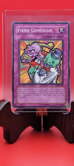 Yu-Gi-Oh! TCG Fiend Comedian Legacy of Darkness LOD-098 Unlimited Common NM/M - Image 1