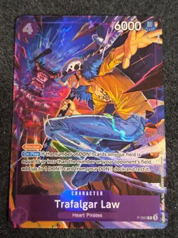 One Piece Trafalgar Law P-093 (Illustration Box 6) Alt Art Promo NM - Image 1