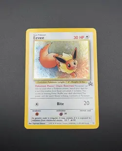Pokemon TCG 2000 Eevee Holo #11 Black Star Promo Card WOTC - Image 3