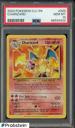 2023 Pokemon CLC Trading Card Game Classsic Charizard #003 PSA 10 GEM MINT - Image 1
