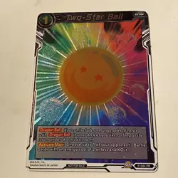 Dragon Ball Super Card Game Two-Star Ball P-084 Foil Promo Trading Card - Image 1