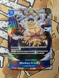 Bandai One Piece Card Game Monkey.D.Luffy OP11-058 TR - Image 1