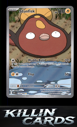 Stunfisk - 118/086 118/086 Pokemon Illustration Rare SV: White Flare Card NM - Image 1