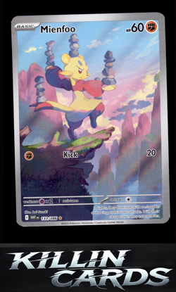 Mienfoo - 133/086 133/086 Pokemon Illustration Rare SV: White Flare Card NM - Image 1