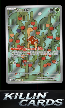 Shuckle - 136/132 136/132 Pokemon Illustration Rare ME01: Mega Evolution Card NM - Image 1