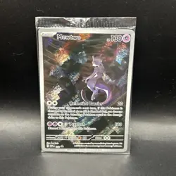 SEALED Mewtwo 052 Scarlet & Violet 151 Black Star Promo Pokemon Card - Image 1