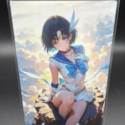 Ami Mizuno Sailor Mercury Anime Waifu Card Doujin ACG Goddess Holo - Image 1