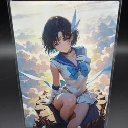 Ami Mizuno Sailor Mercury Anime Waifu Card Doujin ACG Goddess Holo - Image 2
