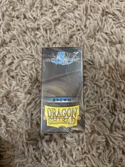 Dragon Shield 100 Standard Card Sleeves Brown - Image 2