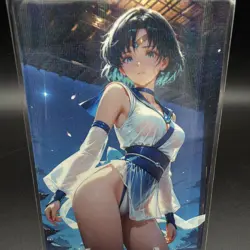 Ami Mizuno Sailor Mercury Anime Waifu Card Doujin ACG Goddess Holo - Image 2