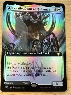 MTG Shaile Dean of Radiance Embrose Foil Extended Art 352 Strixhaven Near Mint - Image 1