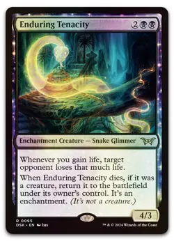 Enduring Tenacity #95 (Foil) (NM) Duskmourn DSK Magic MTG - Image 1