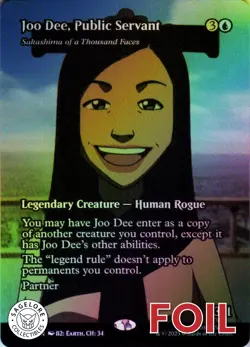 MTG Joo Dee, Public Servant (Borderless) (18) | NM Foil | Avatar {TLE} - Image 1