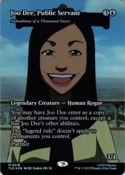 MTG Joo Dee, Public Servant (Borderless) (18) | NM Foil | Avatar {TLE} - Image 2