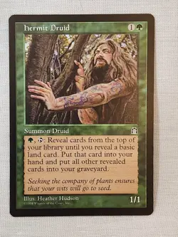 NM Hermit Druid Stronghold Mtg Magic the Gathering - Image 1