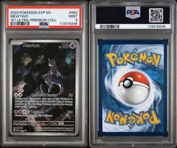 2023 POKEMON SVP EN-SV BLACK STAR PROMO 151 ULTRA-PREM COLL #052 MEWTWO PSA 9 - Image 3