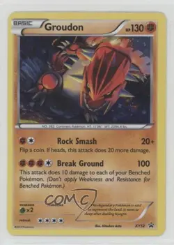 Groudon (Cosmos Holo) Holo Pokemon XY Black Star Promo #XY52 - Image 1