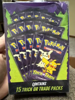 2025 Pokemon TCG TRICK OR TRADE BOOSTER BUNDLE New Sealed Halloween 15 Packs - Image 1
