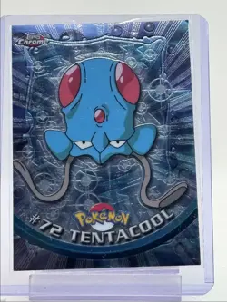 TENTACOOL 2000 TOPPS CHROME POKEMON TV #72 Q5677 - Image 1