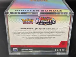 Pokemon SV8.5 Prismatic Evolutions Sealed Booster Bundle Display W/Acrylic Case - Image 3