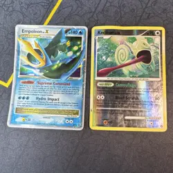 Damaged Empoleon LV.X DP11 Diamond & Pearl Kecleon 52 Secret Wonders Pokemon - Image 1