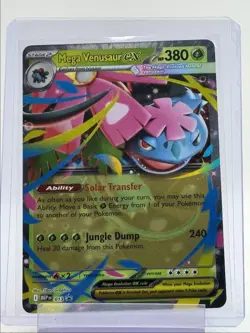 MEGA VENUSAUR EX 2025 POKEMON MEGA EVOLUTION BLACK STAR PROMO #013 Q4094 - Image 1