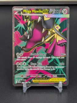 Pokemon TCG Mega Evolution Mega Mawile EX 162/132 Full Art Ultra Rare NM - Image 1