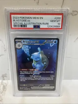 2023 Pokemon Blastoise & Charmander SV151 Special Illustration Holo PSA 10 LOT - Image 1