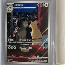 Pokemon Persian 078/064 SV: Shrouded Fable Illustration Rare Full Art Holo - Image 1