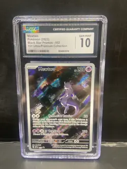 Pokemon 2023 Pokemon 151 Ultra Premium Collection Promo #052 Mewtwo CGC 10 Mint! - Image 1
