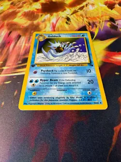 Golduck 35/62 LP Uncommon 1st Edition Fossil 1999 Pokemon TCG - Image 2