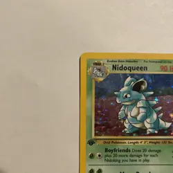 Nidoqueen 7/64 Rare Jungle Holo 1st Edition Pokemon Vintage - Image 2