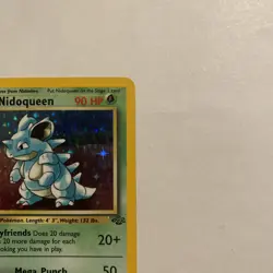 Nidoqueen 7/64 Rare Jungle Holo 1st Edition Pokemon Vintage - Image 3