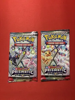 Pokemon Prismatic Evolutions Booster Packs x2 (SEALED) - Image 1