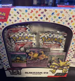 POKEMON SCARLET & VIOLET 151 ALAKAZAM EX COLLECTION BOX New 1 Each - Image 3
