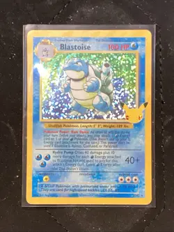 Pokemon Blastoise Celebrations Classic Collection Near Mint Condition - Image 1