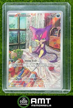 Purrloin 2025 Pokemon White Flare #136/086 Illustration Rare English - Image 1
