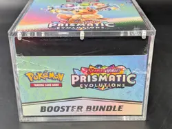 Pokemon SV8.5 Prismatic Evolutions Sealed Booster Bundle Display W/Acrylic Case - Image 5