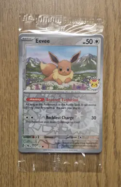Pokemon TCG Eevee 074/131 Pokemon Day 2025 Promo New & Sealed - Image 1