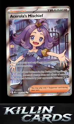 Acerola's Mischief - 165/132 165/132 Pokemon Ultra Rare ME01: Mega Evolution Car - Image 1