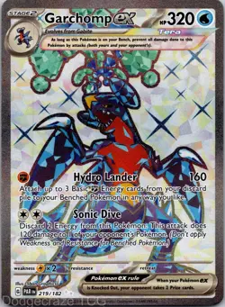 Garchomp ex 219/182 Ultra Rare Paradox Rift Pokemon NM - Image 1