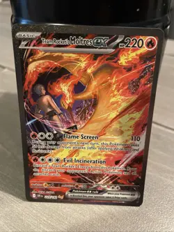 Team Rocket's Moltres ex 229/182 Sv10: Destined Rivals SIR Pokemon Pack Fresh NM - Image 1