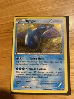 Pokemon TCG Kyogre XY51 Black Star Promo Holo - G1 - LP - Image 1