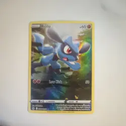 Pokemon Riolu GG26/GG70 Full Art Holo Ultra Rare Crown Zenith Galarian Gallery - Image 3