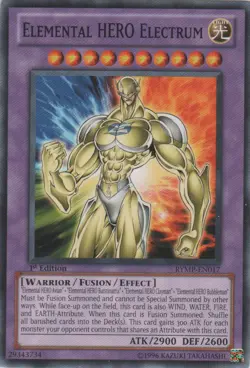 Elemental HERO Electrum - RYMP-EN017 - Common - 1st Edition - Lightly Played - Image 1